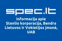 Stenlio korporacija, Bendra Lietuvos ir Vokietijos įmonė, UAB | spec.lt