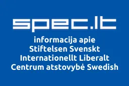 Stiftelsen Svenskt Internationellt Liberalt Centrum atstovybė Swedish International Liberal Centre SILC Vilnius Office | spec.lt