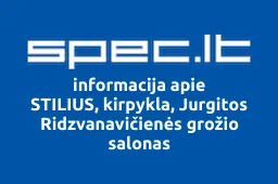 STILIUS, kirpykla, Jurgitos Ridzvanavičienės grožio salonas | spec.lt