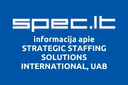 STRATEGIC STAFFING SOLUTIONS INTERNATIONAL, UAB iliustracija