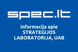 STRATEGIJOS LABORATORIJA, UAB | spec.lt