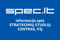 STRATEGINIŲ STUDIJŲ CENTRAS, VšĮ | spec.lt