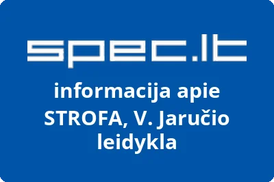 Vyturio Jaručio leidykla Strofa