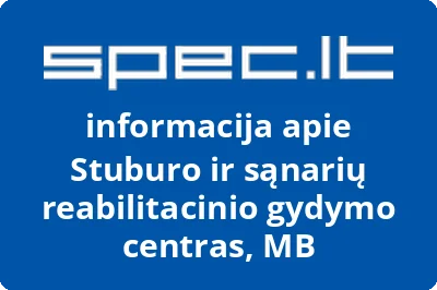 Stuburo ir sąnarių reabilitacinio gydymo centras, MB