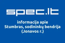 Stumbras, sodininkų bendrija (Jonavos r.) | spec.lt