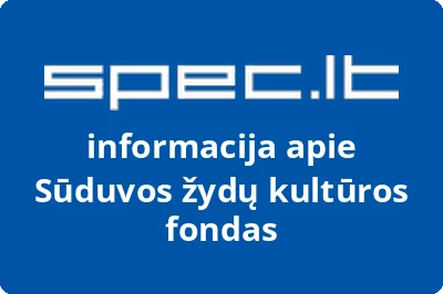 Sūduvos žydų kultūros fondas | spec.lt