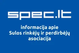Sulos rinkėjų ir perdirbėjų asociacija | spec.lt