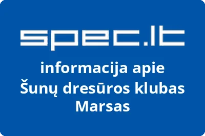 Šunų dresūros klubas Marsas