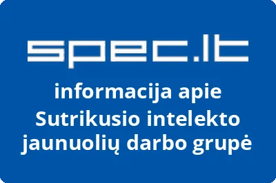 Sutrikusio intelekto jaunuolių darbo grupė