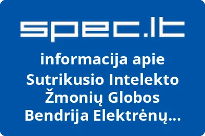 Sutrikusio intelekto žmonių globos bendrija Elektrėnų Viltis | spec.lt