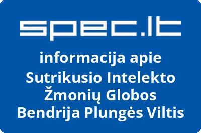 Sutrikusio intelekto žmonių globos bendrija Plungės Viltis