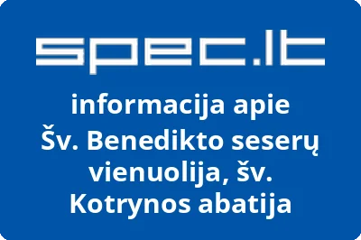Šv. Benedikto seserų vienuolija, šv. Kotrynos abatija