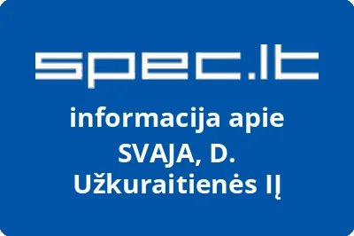 SVAJA, D. Užkuraitienės, IĮ