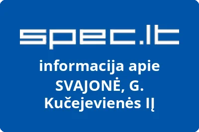 SVAJONĖ, G. Kučejevienės, IĮ