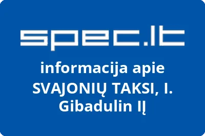 SVAJONIŲ TAKSI, I. Gibadulin, IĮ