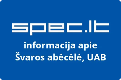 Švaros abėcėlė, UAB