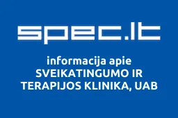 SVEIKATINGUMO IR TERAPIJOS KLINIKA, UAB | spec.lt