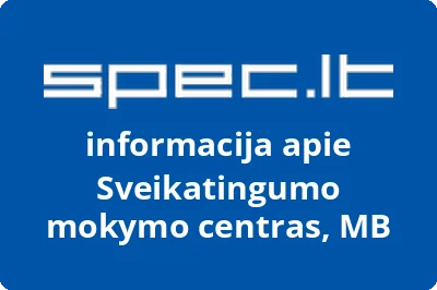 Sveikatingumo mokymo centras, MB | spec.lt