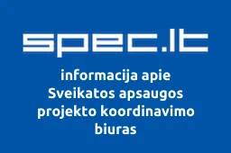 Sveikatos apsaugos projekto koordinavimo biuras