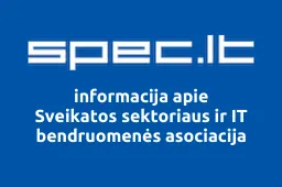 Sveikatos sektoriaus ir IT bendruomenės asociacija | spec.lt