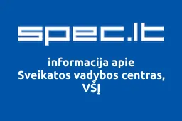 Sveikatos vadybos centras, VŠĮ | spec.lt