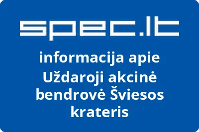 Šviesos krateris, UAB