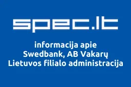Swedbank, AB Vakarų Lietuvos filialo administracija | spec.lt
