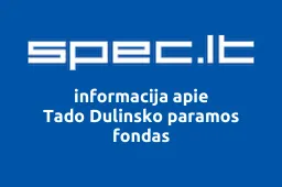 Tado Dulinsko paramos fondas | spec.lt