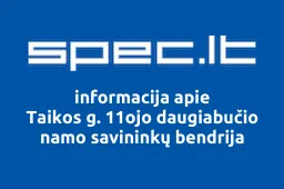 Taikos g. 11ojo daugiabučio namo savininkų bendrija | spec.lt