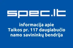 Taikos pr. 117 daugiabučio namo savininkų bendrija iliustracija