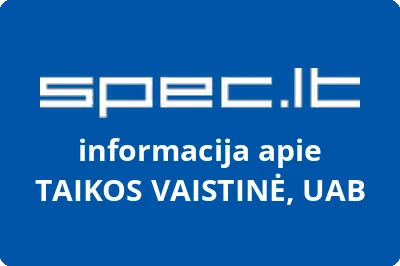 TAIKOS VAISTINĖ, UAB