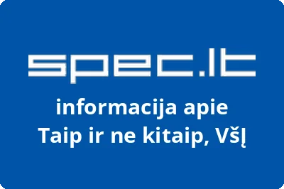 Taip ir ne kitaip, VŠĮ