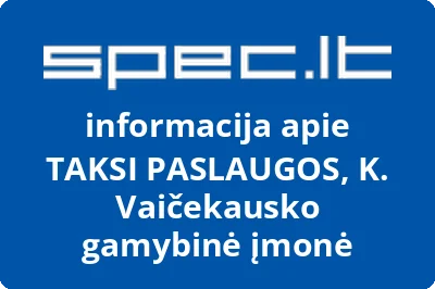 K. Vaičekausko gamybinė įmonė