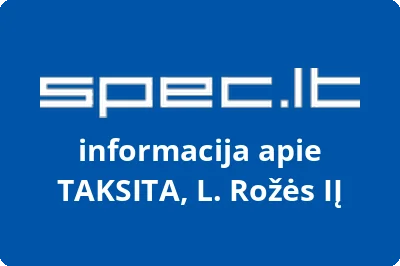 TAKSITA, L. Rožės, IĮ