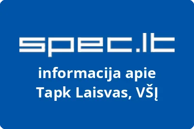 Tapk laisvas, VŠĮ