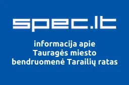 Tauragės miesto bendruomenė Tarailių ratas | spec.lt