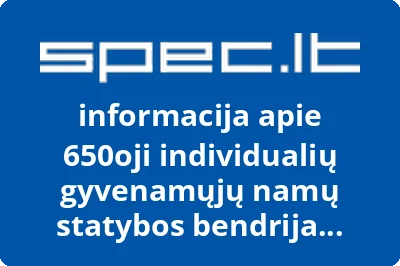 650oji individualių gyvenamųjų namų statybos bendrija Tarandė
