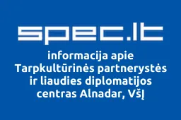 Tarpkultūrinės partnerystės ir liaudies diplomatijos centras Alnadar, VšĮ | spec.lt