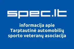 Tarptautinė automobilių sporto veteranų asociacija | spec.lt