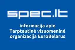 Tarptautinė visuomeninė organizacija EuroBelarus | spec.lt