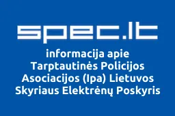 Tarptautinės Policijos Asociacijos (Ipa) Lietuvos Skyriaus Elektrėnų Poskyris | spec.lt