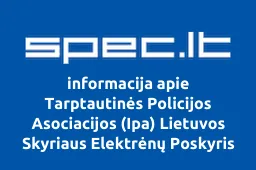 Tarptautinės Policijos Asociacijos (Ipa) Lietuvos Skyriaus Elektrėnų Poskyris