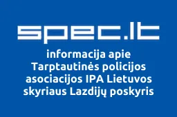 Tarptautinės policijos asociacijos IPA Lietuvos skyriaus Lazdijų poskyris | spec.lt