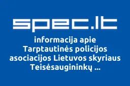 Tarptautinės policijos asociacijos Lietuvos skyriaus Teisėsaugininkų motociklininkų asociacija RIDERS OF IPA LE MC LT iliustracija