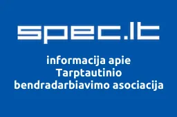 Tarptautinio bendradarbiavimo asociacija | spec.lt