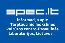 Tarptautinio mokslinės kultūros centro-Pasaulinės laboratorijos, Lietuvos skyrius | spec.lt