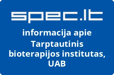 Tarptautinis bioterapijos institutas, UAB