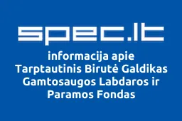 Tarptautinis Birutė Galdikas Gamtosaugos Labdaros ir Paramos Fondas iliustracija