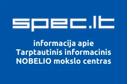 Tarptautinis informacinis NOBELIO mokslo centras | spec.lt