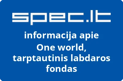 One world, tarptautinis labdaros fondas